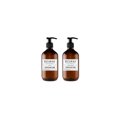 Pack Mini Body Gel & Shampoo Geranium 2x100 ml